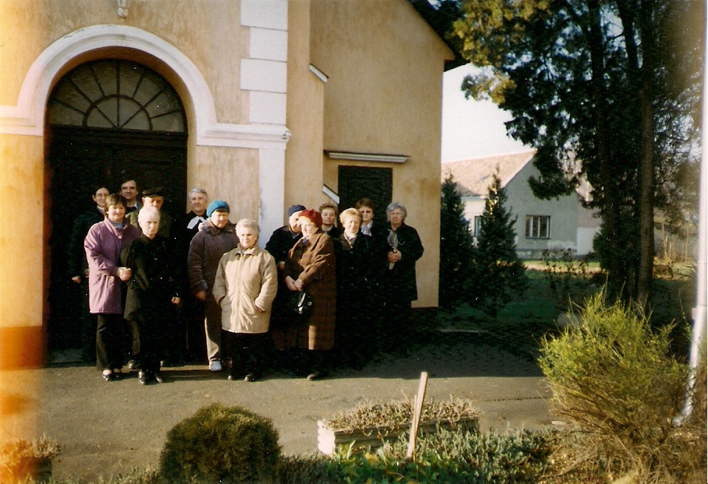 Zalaszentgrót, istentisztelet után, Loós Csaba, 2006. október